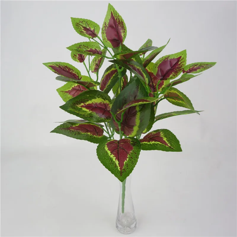 Домашнее моделирование листьев базилика украшение для гостиной маленький букет