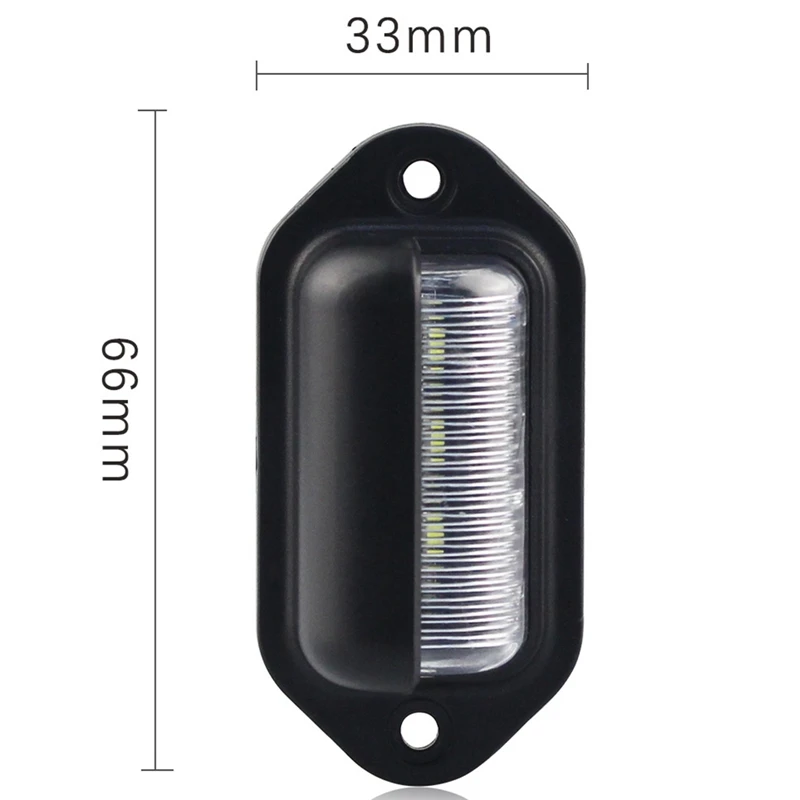 

1PCS High Quality Waterproof License Plate Light Car Truck Trailer Step Lamp License Plate Light Car Accessories for Car Boats