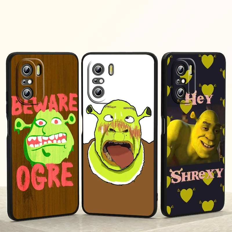 

CartoonCute green monster For Xiaomi Redmi K40 K30i K30T K30S K30 Gaming Ultra K20 10 10X Pro 5G Black Phone Case Funda Capa