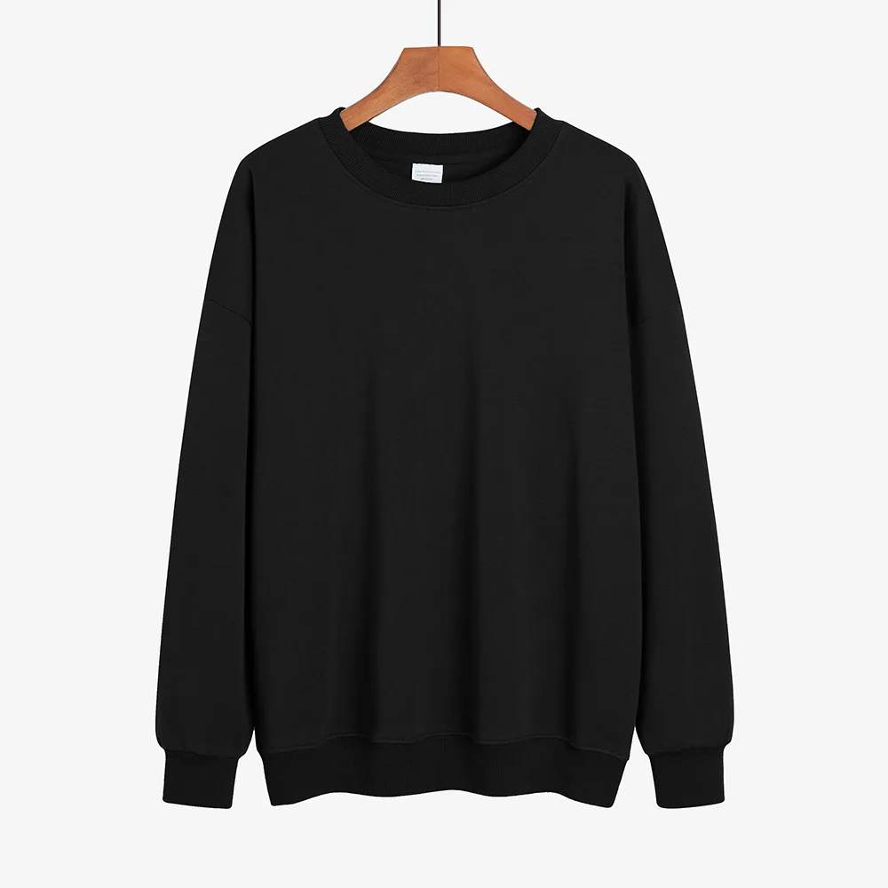 

Autumn Large Size Cotton T shirt Sweater women Candy Color Casual Loose Round Neck Long Sleeve Pullover Ladies