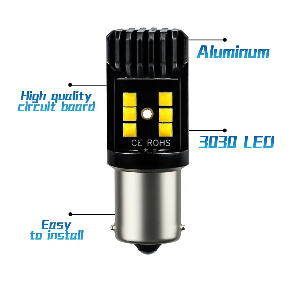 Стоп-сигнал заднего хода светодиодный светильник для автомобиля 1156/1157 3030 12