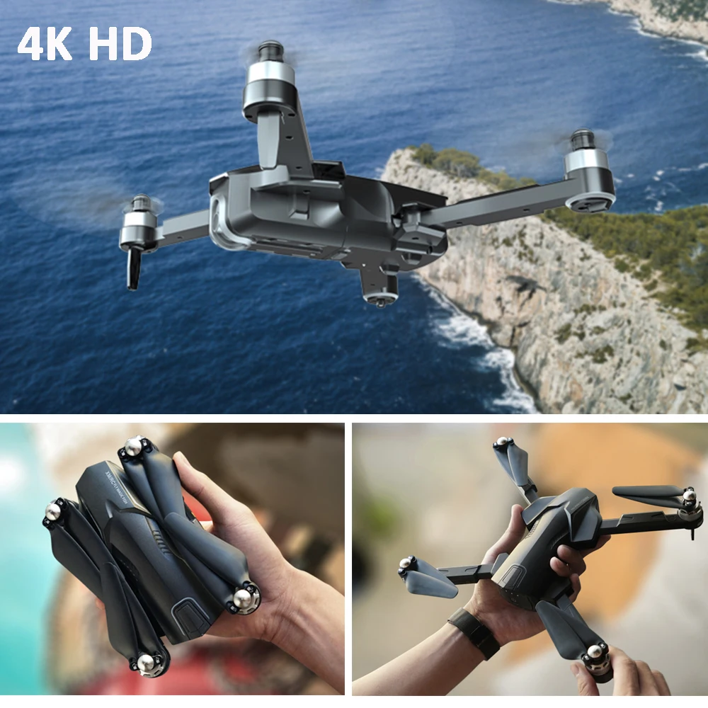 Gps бесщеточный Дрон 5G FPV Квадрокоптер с камерой HD 4k следуя за мной вертолет
