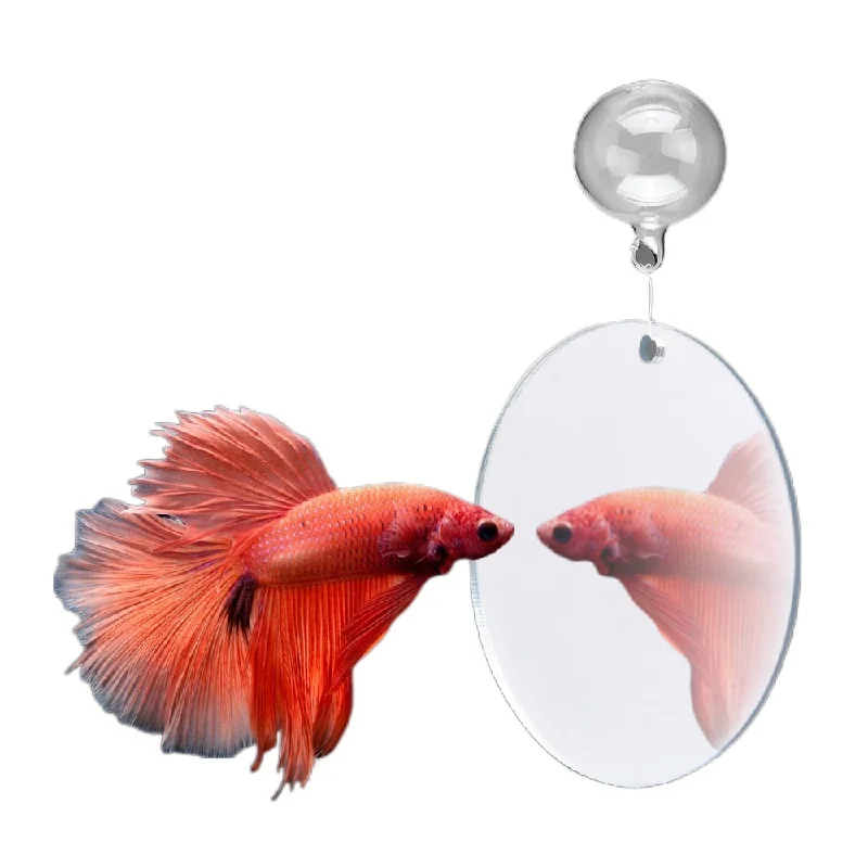 

Vastocean Betta Floating Ball Suspension Fighting Fish Training Mirror 2 Pieces
