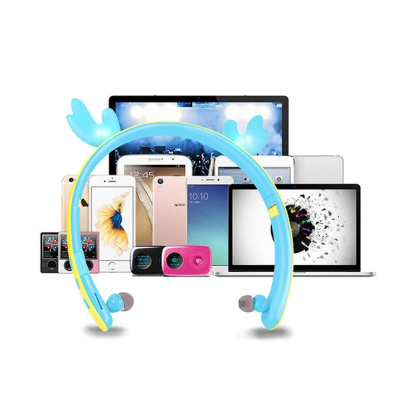 Беспроводные Bluetooth 5,0, милые наушники для девочек, складные, светодиодный, светящийся олень, наушники с микрофоном, поддержка TF карт, наушники