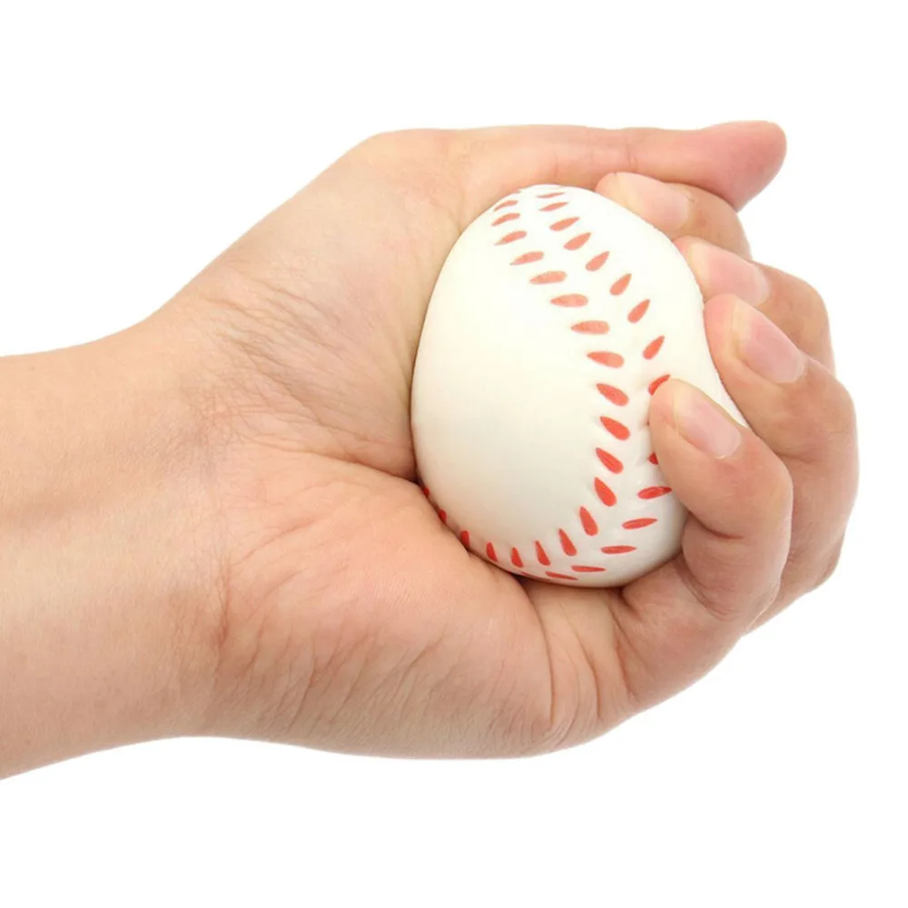 

1PCS Soft Baseball Shaped Relaxation Foam Ball Massage Hand Wrist Exercise Stress Relief Squeeze Tools