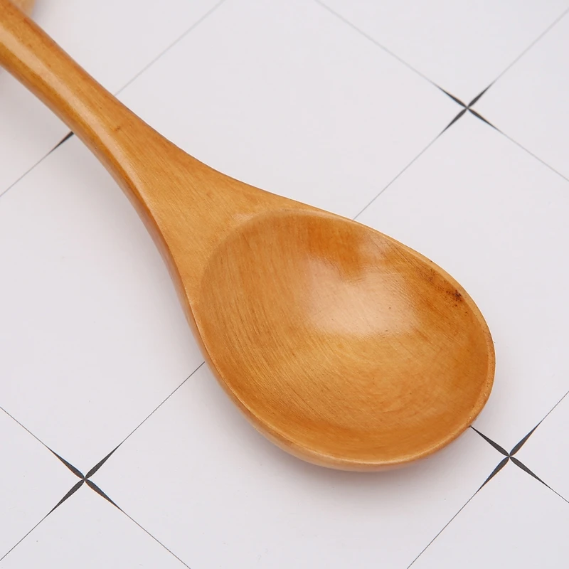 Длинная деревянная ручка ложка для супа кухонная утварь кофейный чайный столик