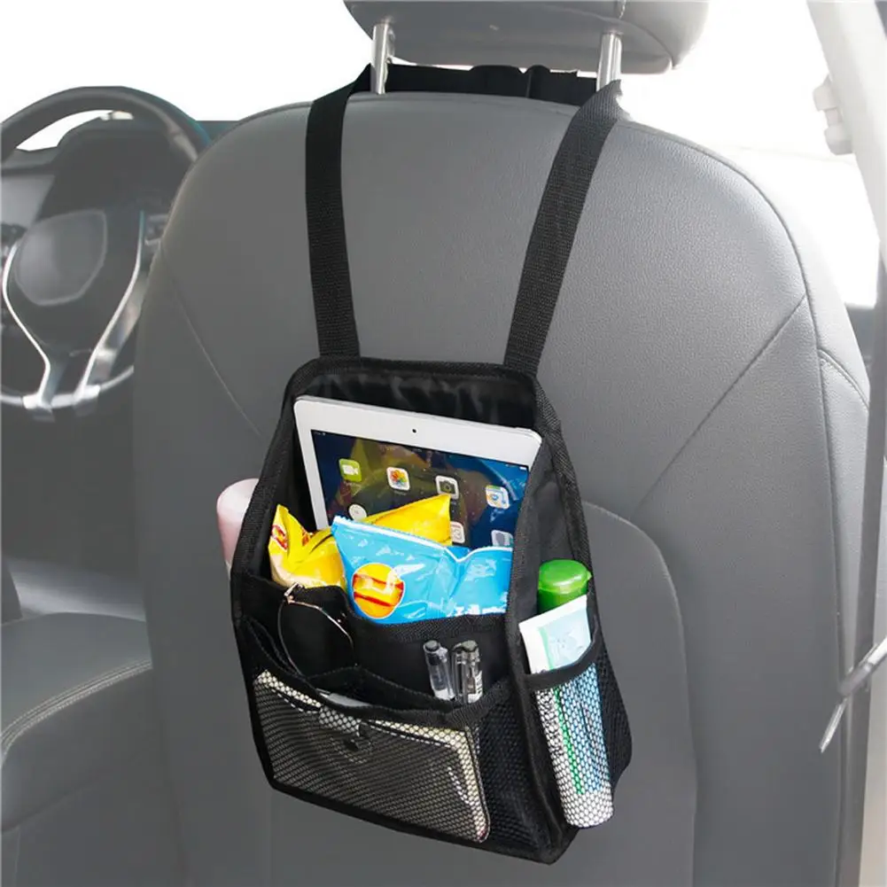 

Car Seat Back Hanging 7 Pockets Car Storage Bag 600D+210D Oxford Cloth Wear-resistant Hanging Storage Pouch
