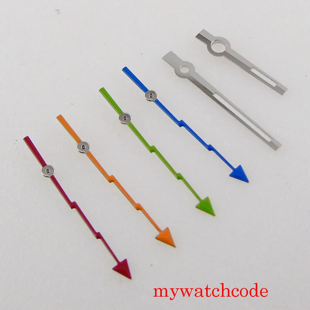 Светящиеся наручные часы запчасти для ручного набора подходят NH35 NH36 MIYOTA 8215 ETA 2836