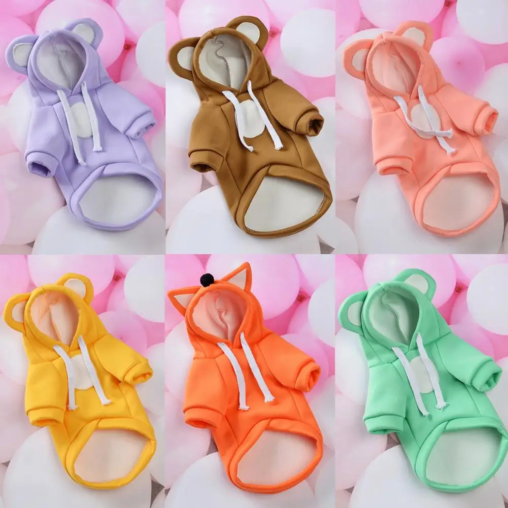 Очаровательная теплая двухногая Одежда для собак приятная на ощупь