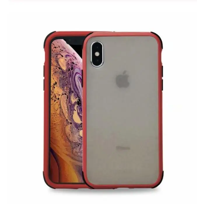 2 в 1 силиконовый чехол для телефона для iphone 11 11pro max 7 7plus 6 6s plus XS MAX XR X Capa простой чехол для iphone 8 чехол - Цвет: Темно-синий