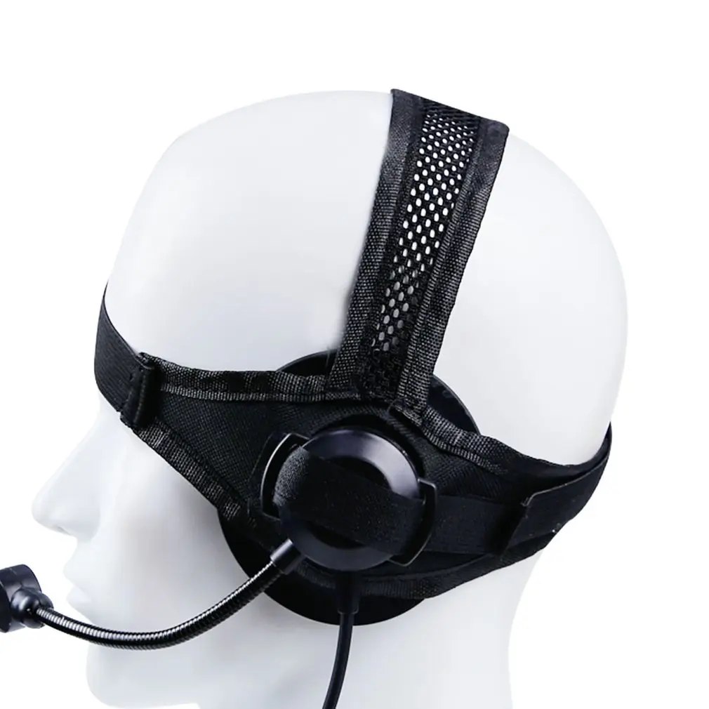 WoSport Tactical HD02 гарнитура с круглыми краями U94 Style PTT для iCom Kenwood Midland Motorola|Тактические