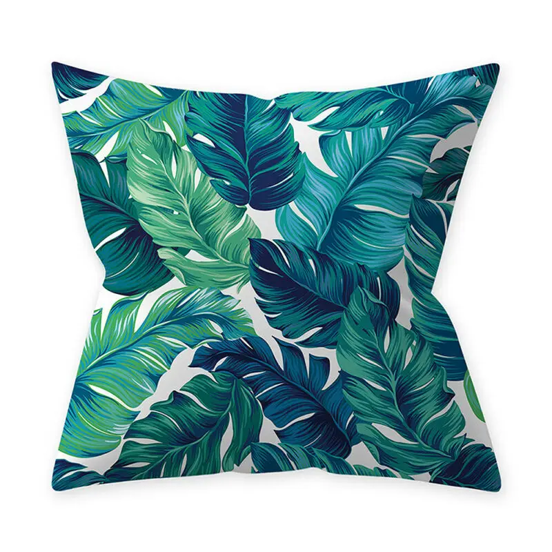 2019 с цветочным принтом из хлопка и льна пледы поясная подушка чехол Чехол для