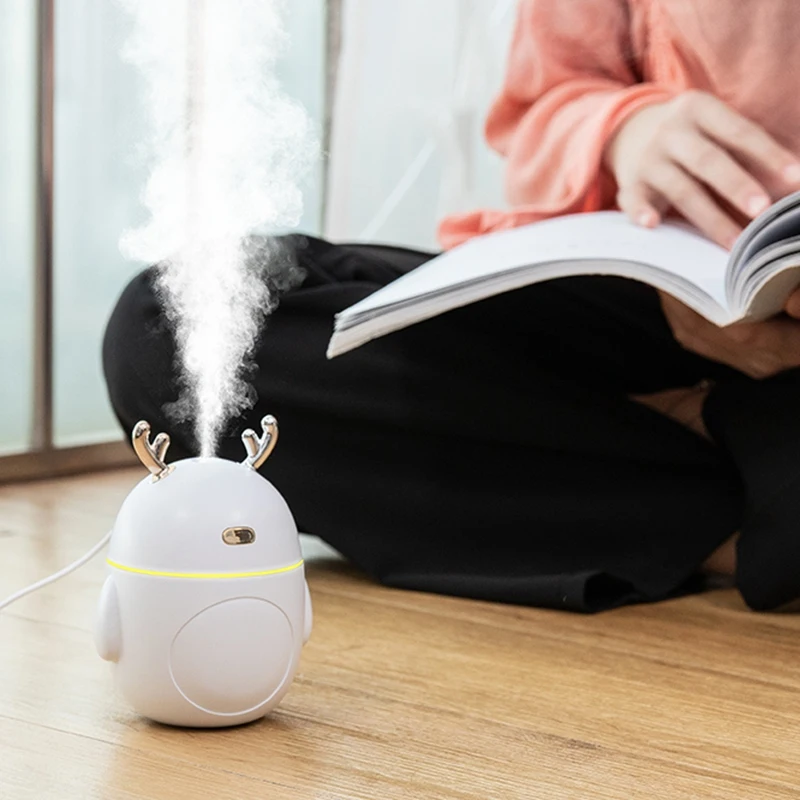 Симпатичный увлажнитель воздуха с изображением оленя USB ультразвуковой холодный