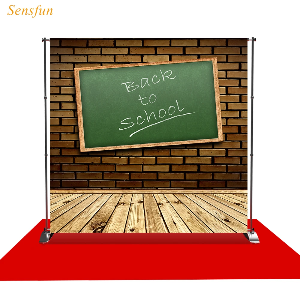 

LEVOO Фон фотографии кирпичная стена доска back to school Опора ткань фон фотографии фотобудка для фотосессии