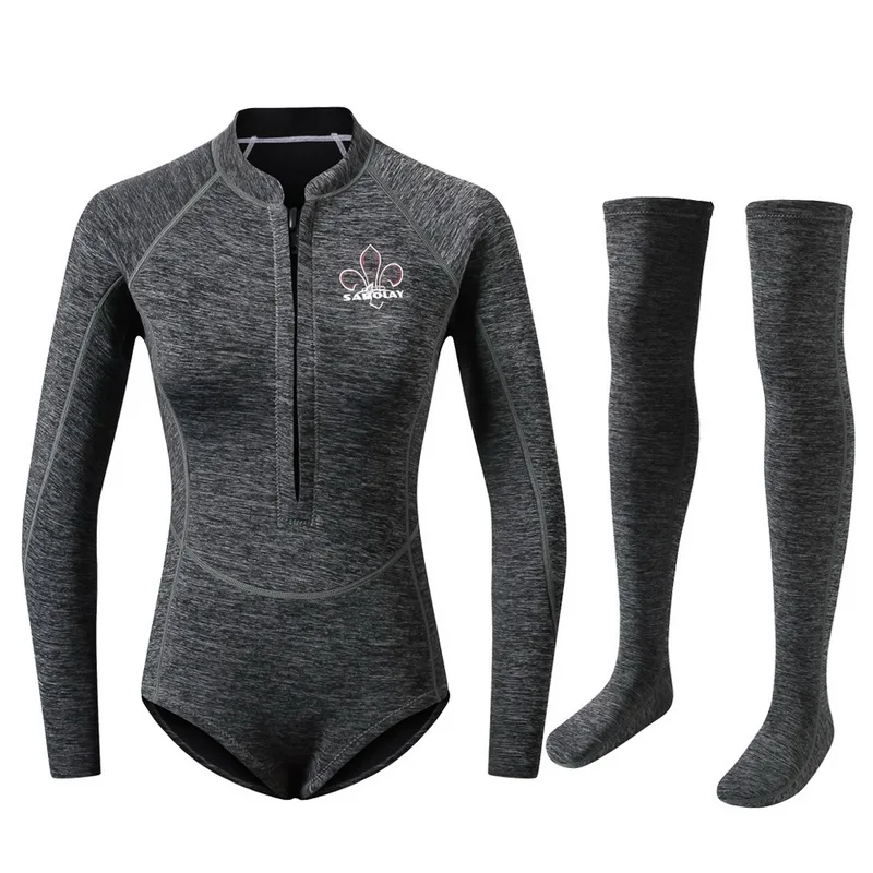 Женский неопреновый гидрокостюм 2 мм женский купальник снаряжение для дайвинга