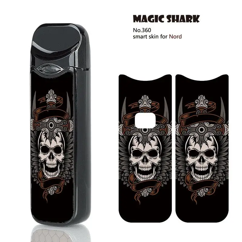 Чехол Magic Shark с высоким качеством ПВХ 2.5D стерео рождеством панк черепом наклейка