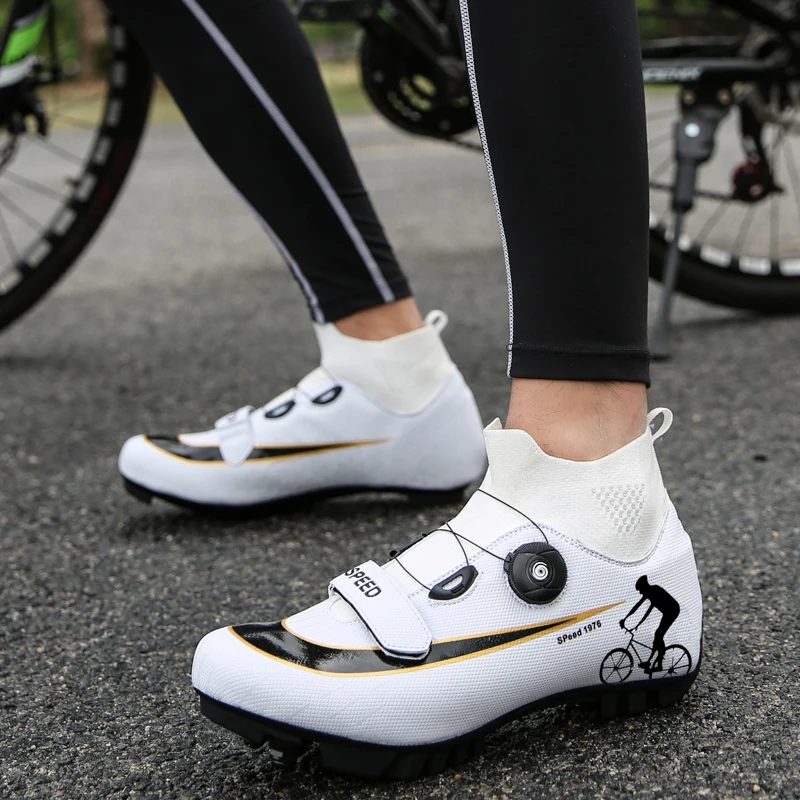 

2021 Winter Road Cycling Shoes Men Racing Bike Self-Locking Adult Bicycle Anti-Slip Bicicleta Breathable Sneakers Women