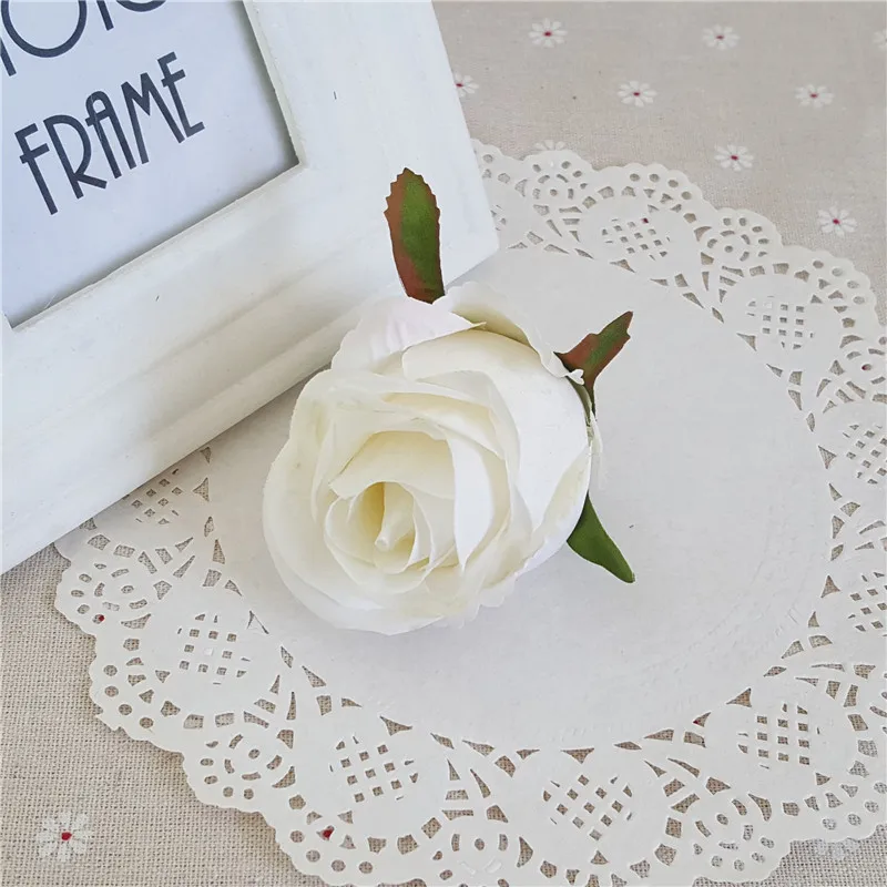 5 шт. 7 см винтажная Ретро шелковая искусственная Роза Цветок голова Свадьба День