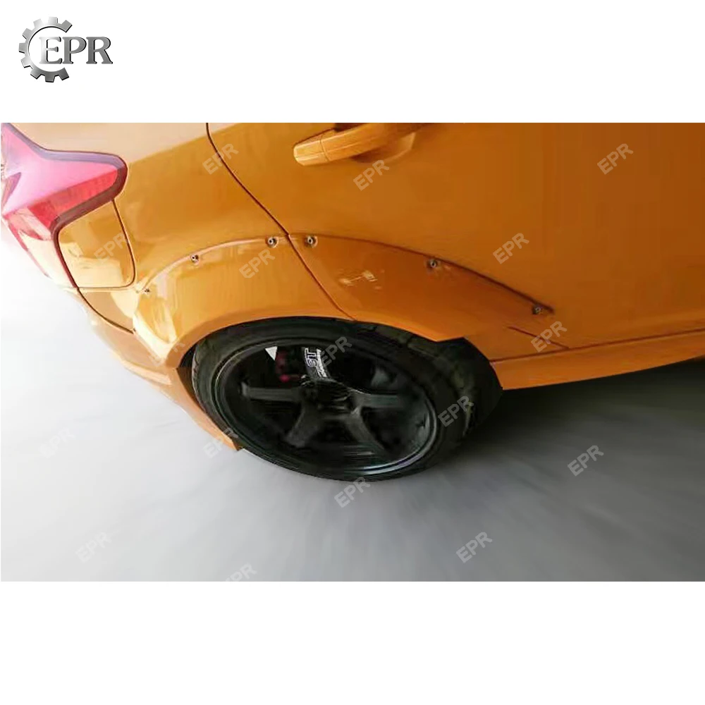 For Ford Focus Mark 3 2011+ 4 Door EPA Wide Body Glass Fiber Front/Rear Fender Trim +40mm | Автомобили и мотоциклы