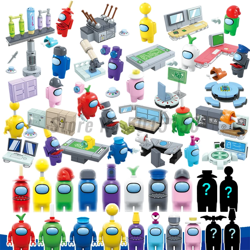 

20pcs Figures/lots MOC Model Kits Building Blocks Sets Amongs Star Space Alien Wars Figures Bricks Action Figure Kid Toy Gift