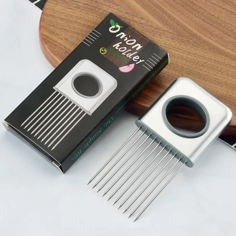 304 нержавеющая сталь лук кухня свободная игла для мяса резки вилка лука овощи