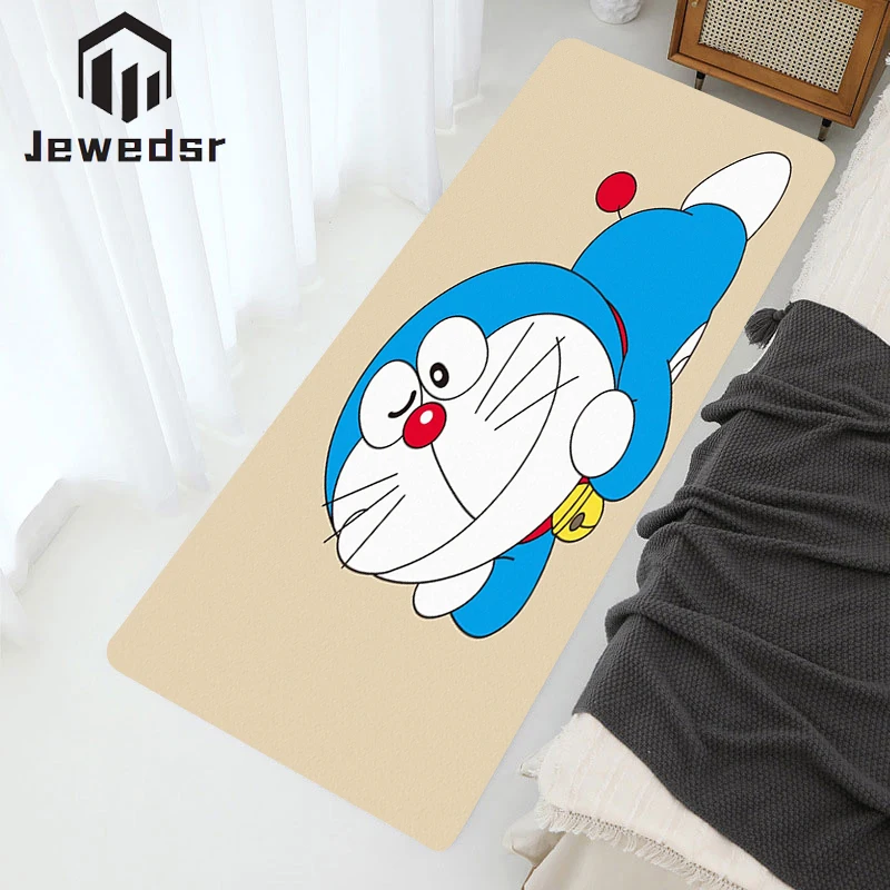 

Entrance Door Mat for Doorway Doraemon Washable Non-slip Kitchen Rug Carpet Cartoon Anime Children Room's Rugs Doormats Doormat