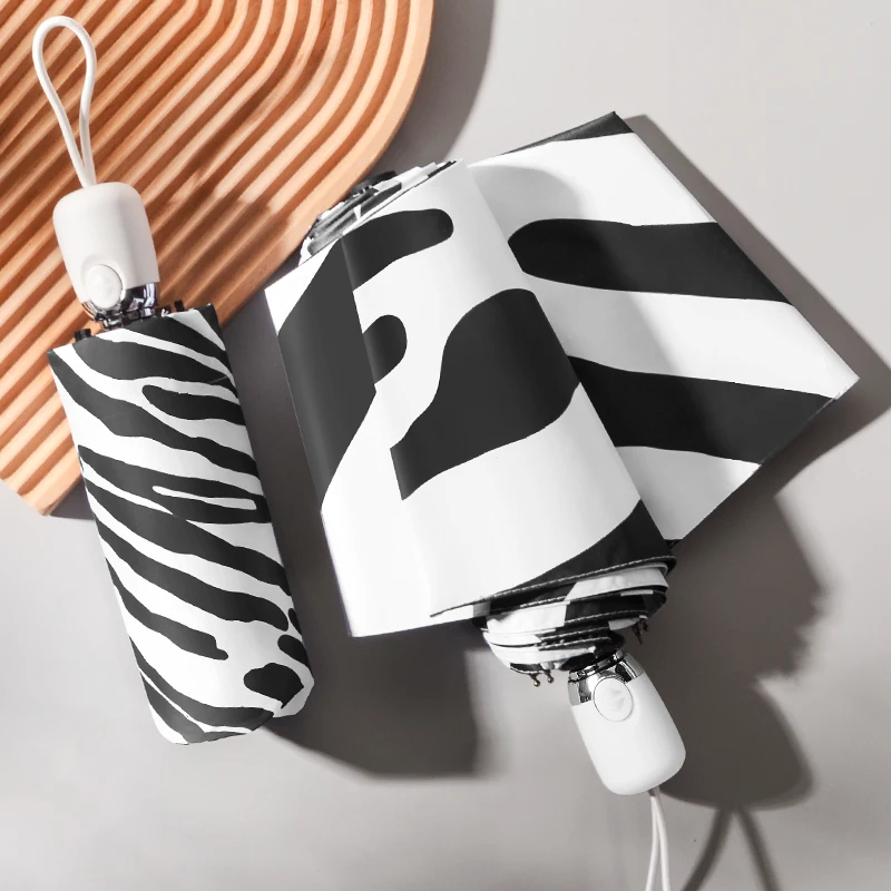 

Складной зонт от дождя Портативный Полностью Автоматический Компактный солнечный зонт с УФ-защитой женский карманный зонтик товары для до...