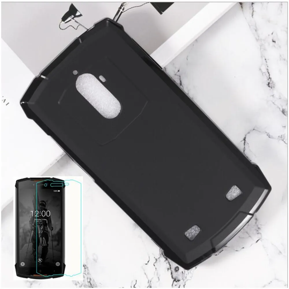 Для Doogee S55 Lite чехол+ Защитная пленка для экрана из закаленного стекла Для Doogee S55