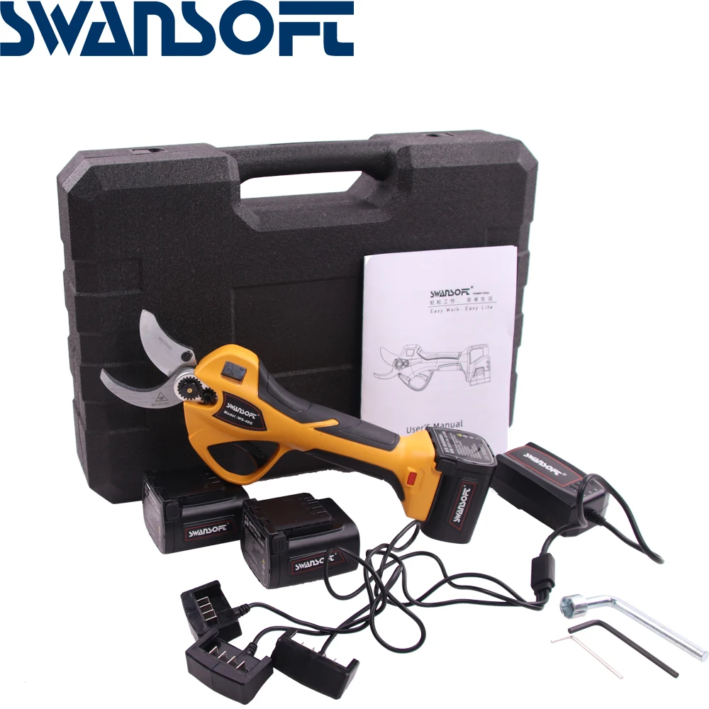 Садовый Электрический секатор SWANSOFT беспроводной Перезаряжаемый литиевый