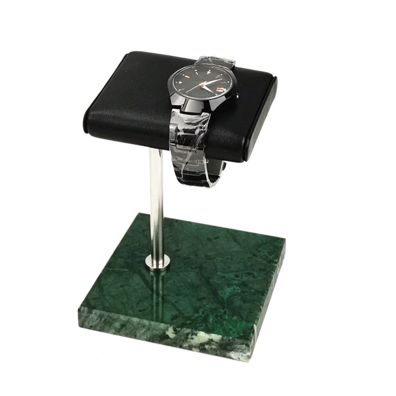 

Green Marble Watch Bracelet Bracelet Display Stand, Leather Jewelry Storage Stand, Watch Stand