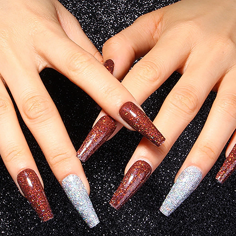 

12 Colors Dip Nail Powder Pigment Powder Dust Nails Accessories Nail Art Decorations for Nail Manicure