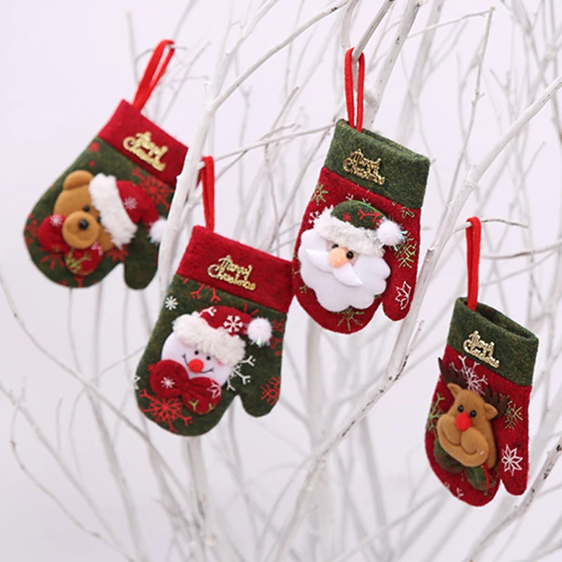 

Cutlery Holder Bag Sweet Pocket Fork Knife Chrismas New Year Festival Decorative Table Party Tableware Knife And Fork Cover