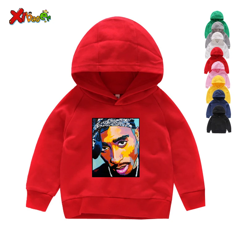 Children's Hoodies Kids Hip Hop Sweatshirts Baby Cotton Pullover Tops Girls Hoodied Boys Winter Long Sleeves Clothes Outfit New | Детская