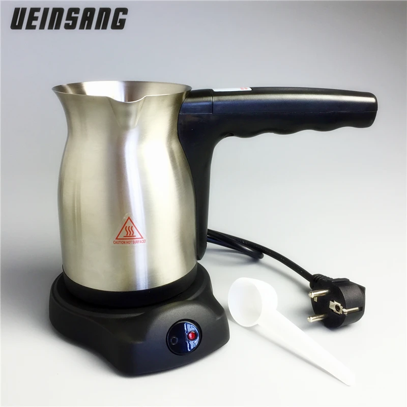 Кофеварка 400 мл электрическая из нержавеющей стали турецкие горшки кофеварка для