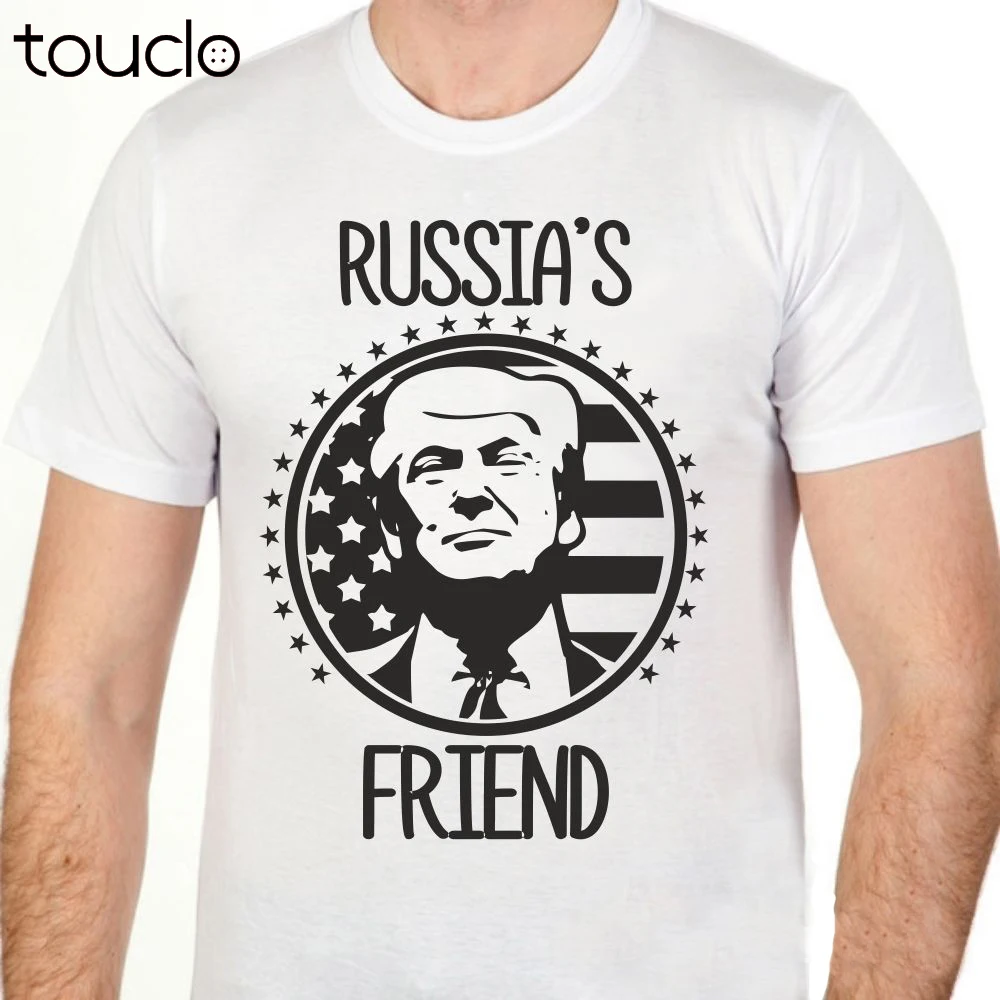Новая мужская футболка лучшие футболки для мужчин русские Путин Трамп Обама
