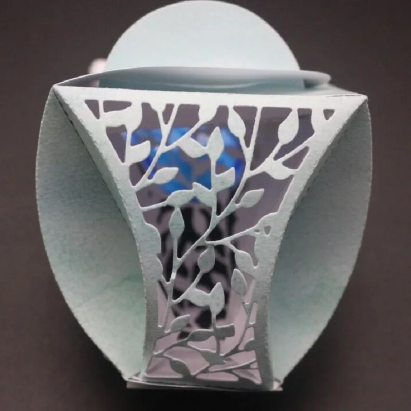 3D Крафтовая коробка для конфет металлическая вырубная форма поделок скрапбукинг