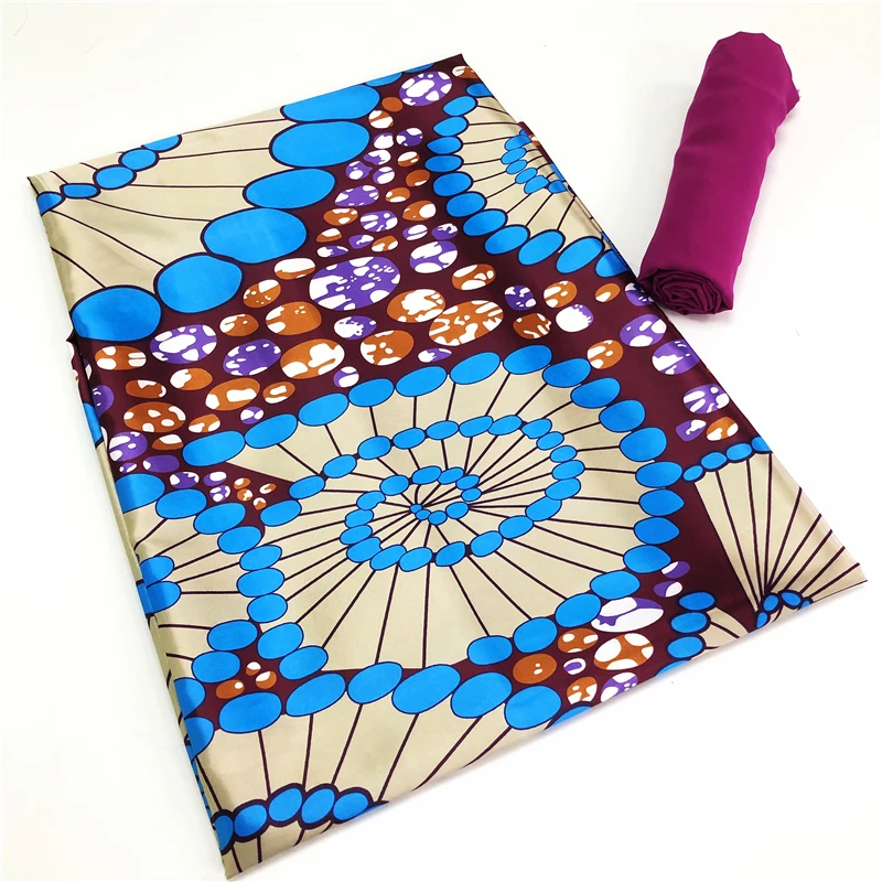 2020 имитация атласа шелковые восковые материалы мягкая нигерийская шелковая