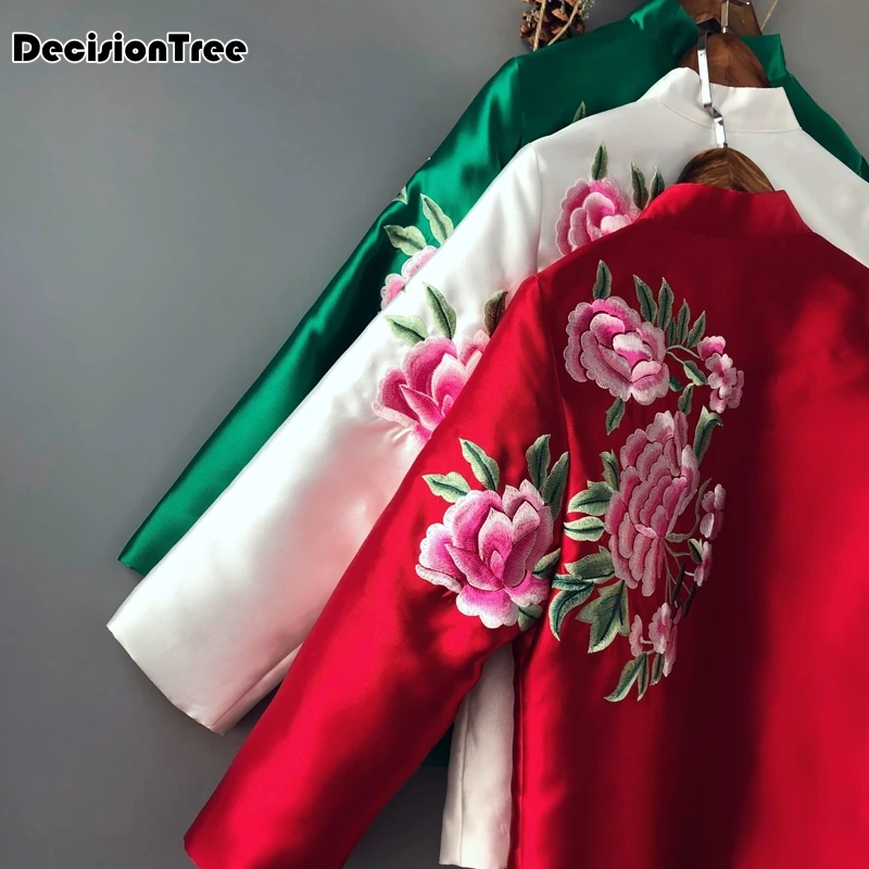 cheongsam топ китайский стиль Одежда традиционная китайская одежда для женщин qipao Топ пятнистая рубашка Женский Топ с вышивкой