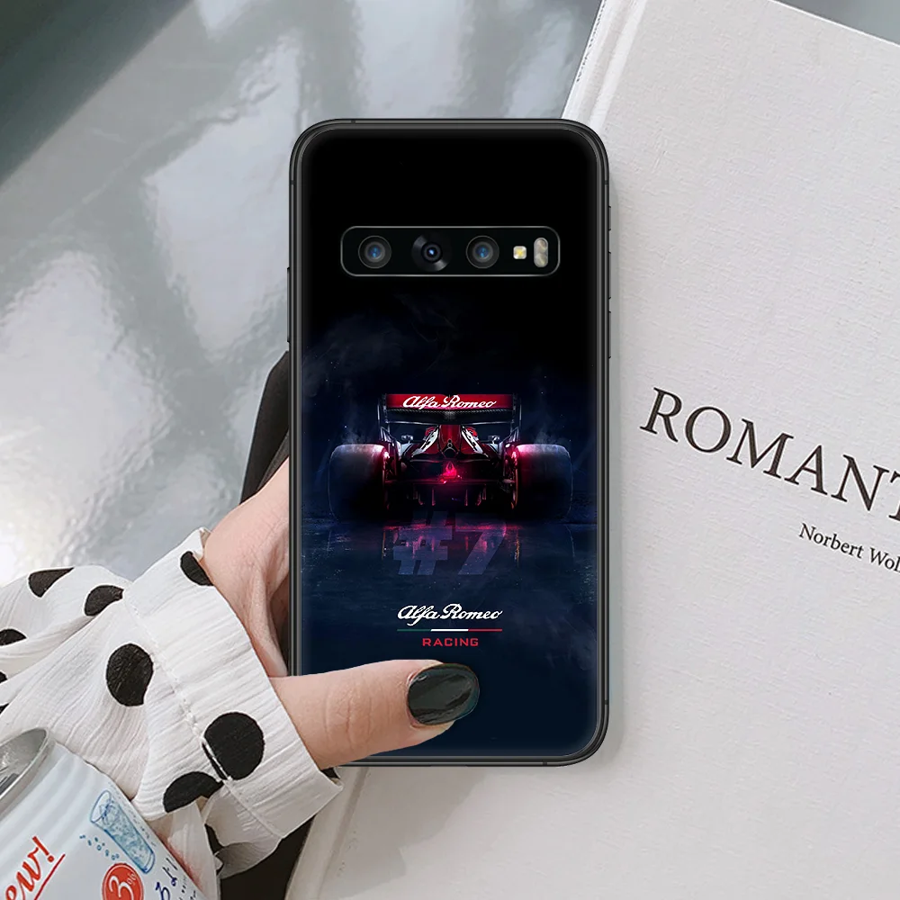 

Alfas Romeo Sport Car Logo Phone Case For Samsung Galaxy Note S 8 9 10 20 Plus E Lite Uitra black Prime Soft Shell Tpu Funda