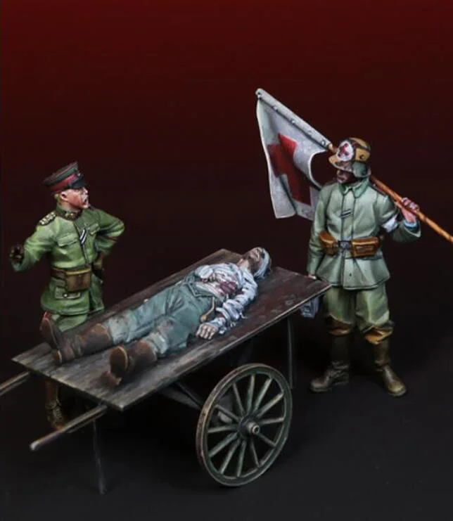 1/35 смолы фигура строительный комплект медицинской помощи | Игрушки и хобби