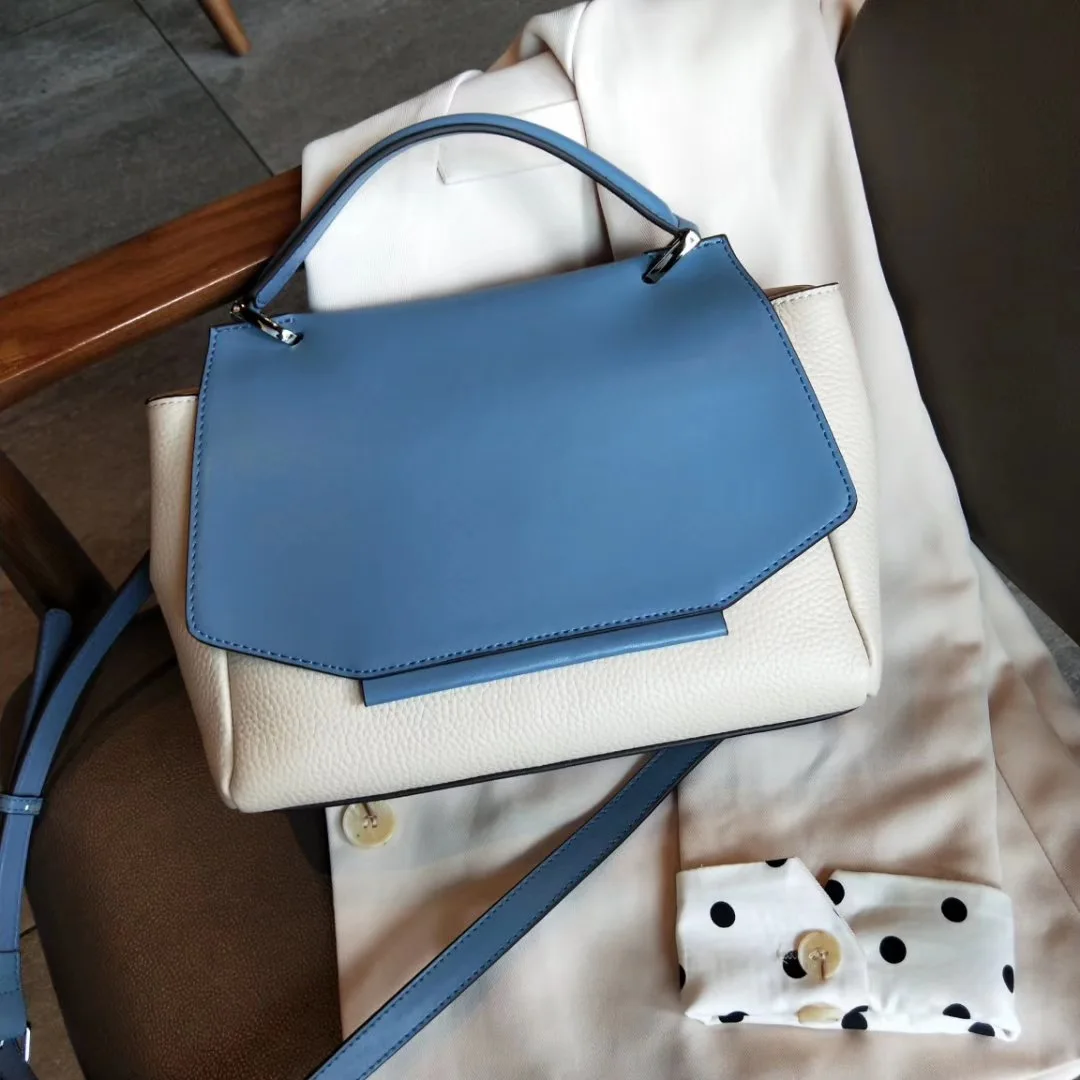 

Fashion Bucket Bag Genuine Leather Large Capacity Women Shoulder Bag Sac A Main Femme Sac A Main Luxury Handbags