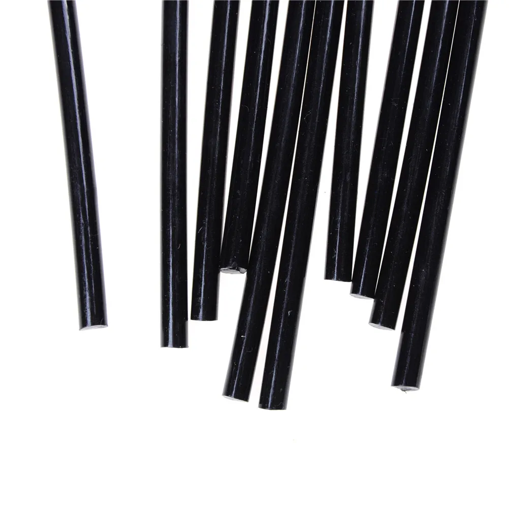 ZLinKJ 10 pieces/lot 17*210mm Black Hot melt glue stick for guns tool | Обустройство дома