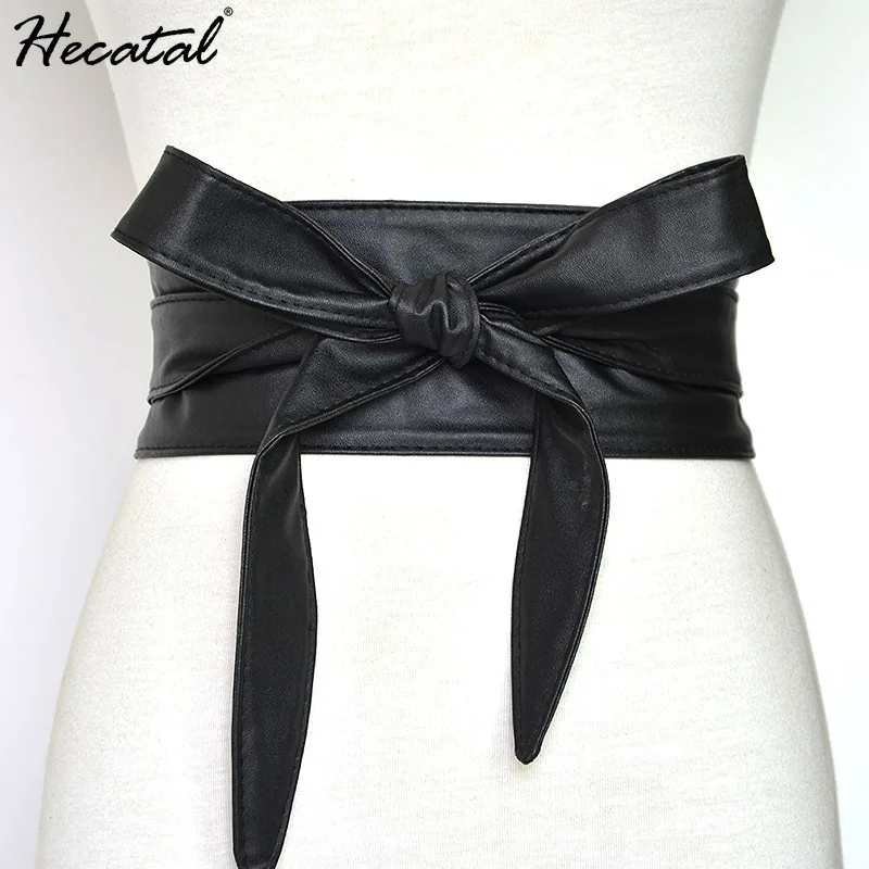 Heeatal-cinturón ancho Para Mujer, cinta decorativa que combina con todo, cinta Para...