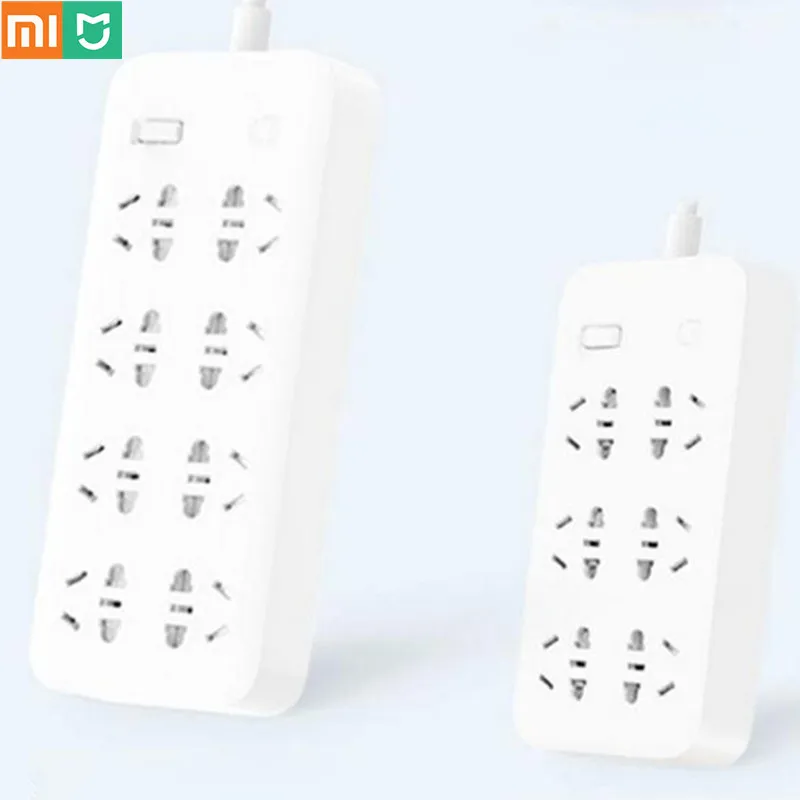 Xiaomi Mijia Нет usb блок питания 3 6 8 портов разъем вкл/выкл 2500 Вт 10A 250 В защита от