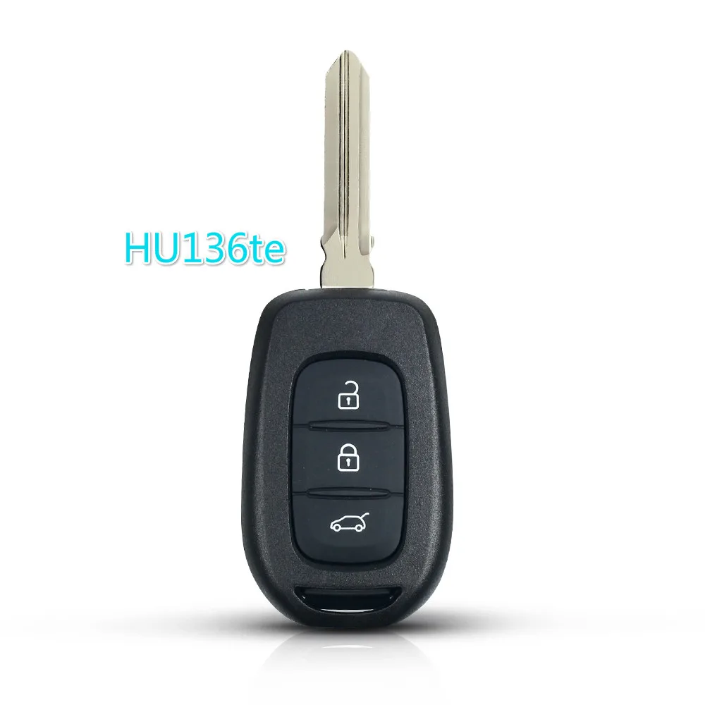 Model 2 KEYYOU для Renault Duster Sandero Dacia Logan Clio Captur Laguna Scenic пульт дистанционного управления 3 кнопки Замена ключа автомобиля - Количество кнопок: Model 2