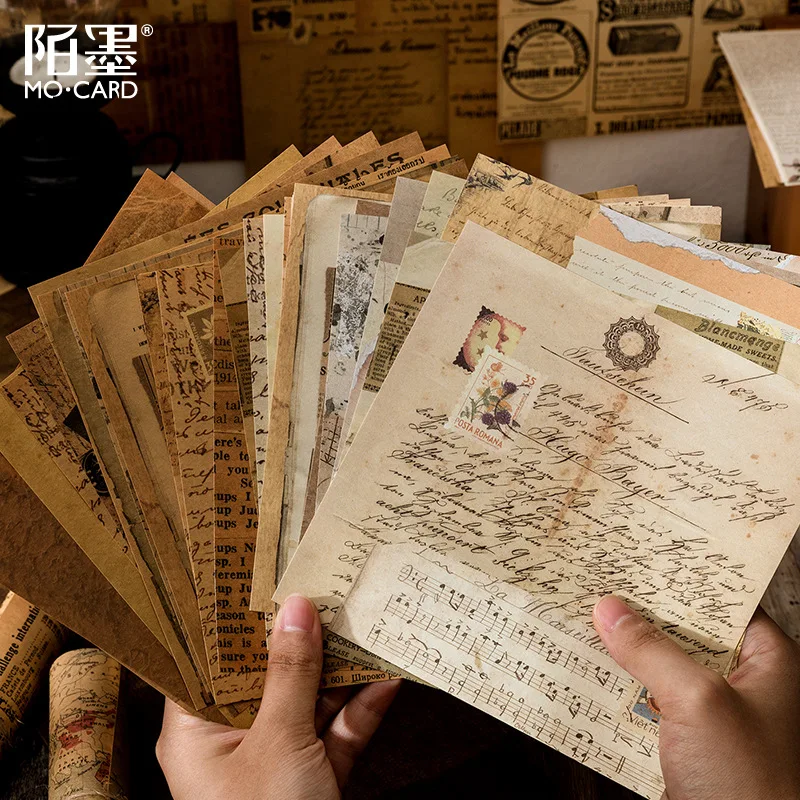 30 шт./упак. Kawaii ретро новостные бумажные блокноты для записей канцелярские товары