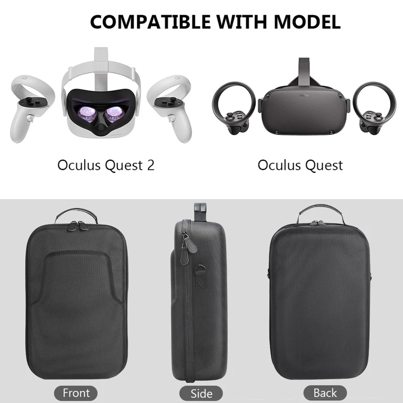 

Hard EVA Pouch Handbag Protective Cover Storage Bag Box Carrying Case Shoulder Bag for -Oculus Quest 2 VR Glass and Accessories