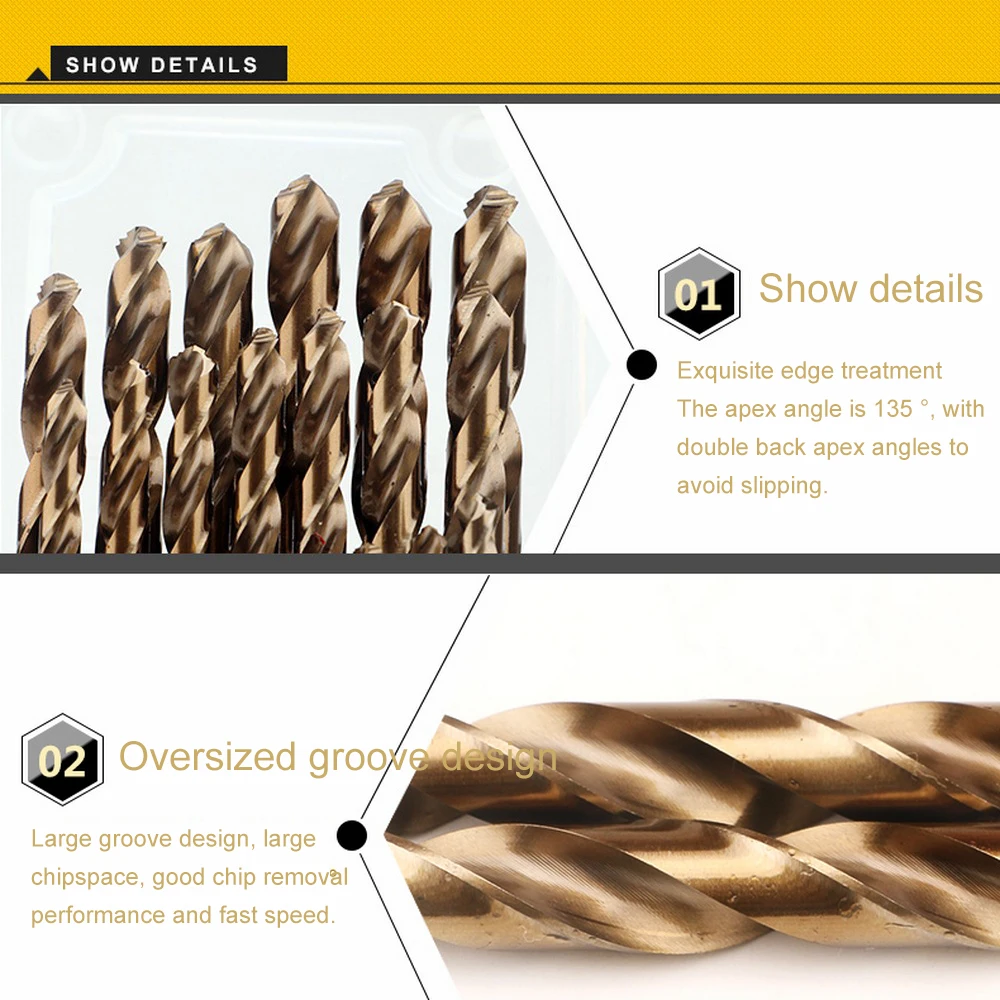 Набор битов для электродрели M42 из нитрида стали 1/4 черная дрель с шестигранным