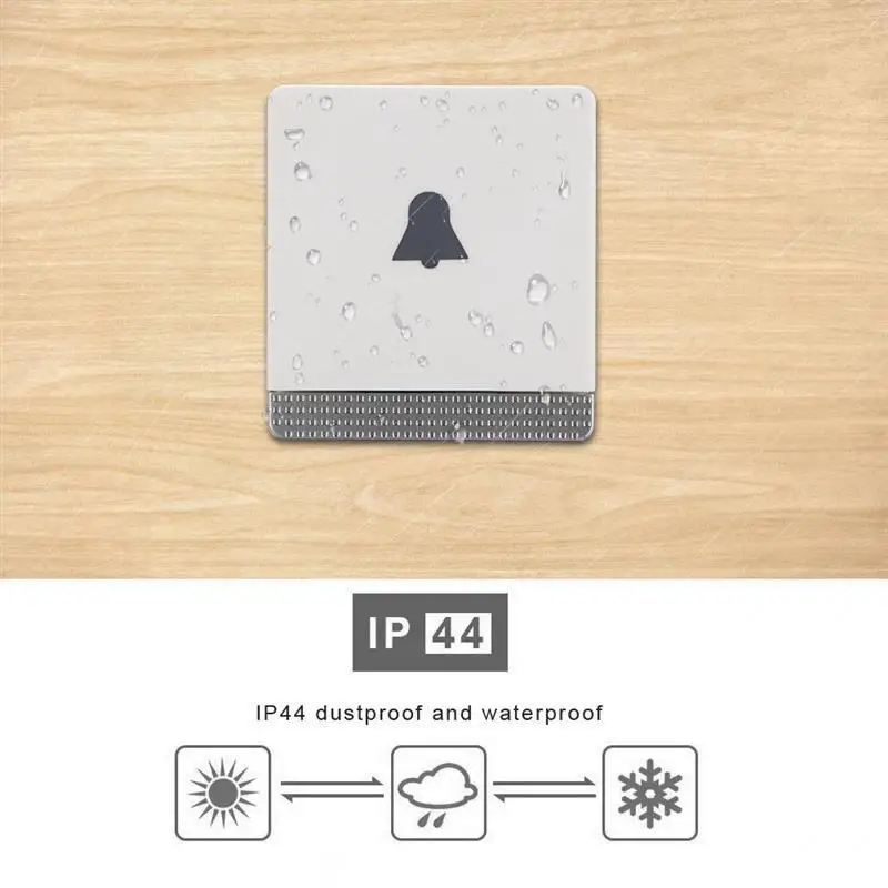 Беспроводной дверной звонок само поколение старый человек пейджер дом на