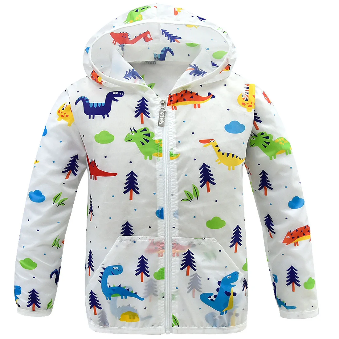 

Girls Summer Sunscreen New Fashion Sun-Proof Clothing Baby Girl Outdoor Jacket Cartoon Clothing for Girls Thin Jacket